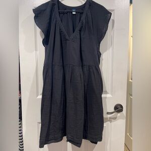 Old Navy Flutter-Sleeve V-Neck Mini Swing Dress Size XXL